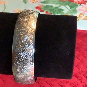 Sterling silver cuff bracelet